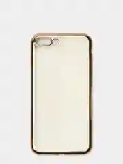 Чехол силиконовый iPhone 7 , 7 Plus , 8 , 8 Plus , X , Xs , прозрачный с окантовкой