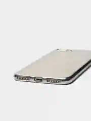 Чехол силиконовый iPhone 7 , 7 Plus , 8 , 8 Plus , X , Xs , прозрачный с окантовкой