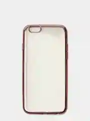 Чехол силиконовый iPhone 7 , 7 Plus , 8 , 8 Plus , X , Xs , прозрачный с окантовкой