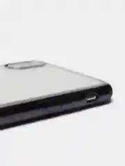 Серый чехол силиконовый iPhone 7 , 7 Plus , 8 , 8 Plus , X , Xs , прозрачный с окантовкой