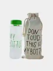 Зеленый спортивная бутылка для воды и коктейлей My Bottle с крышкой, в чехле