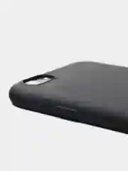 Черный чехол силиконовый матовый для iPhone 7 Plus, 8 плюс 6, 6s, 7, 8, SE 2020