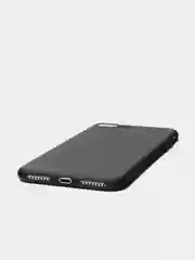 Черный чехол силиконовый матовый для iPhone 7 Plus, 8 плюс 6, 6s, 7, 8, SE 2020