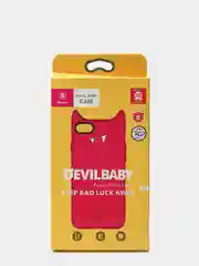 Красный чехол силиконовый Baseus Devil Baby iPhone 7 / 7 Plus / 8 / 8 Plus / SE 2020
