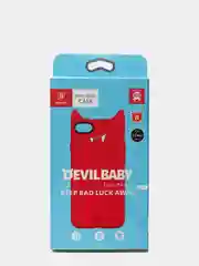 Красный чехол силиконовый Baseus Devil Baby iPhone 7 / 7 Plus / 8 / 8 Plus / SE 2020