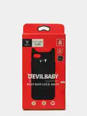 Красный чехол силиконовый Baseus Devil Baby iPhone 7 / 7 Plus / 8 / 8 Plus / SE 2020