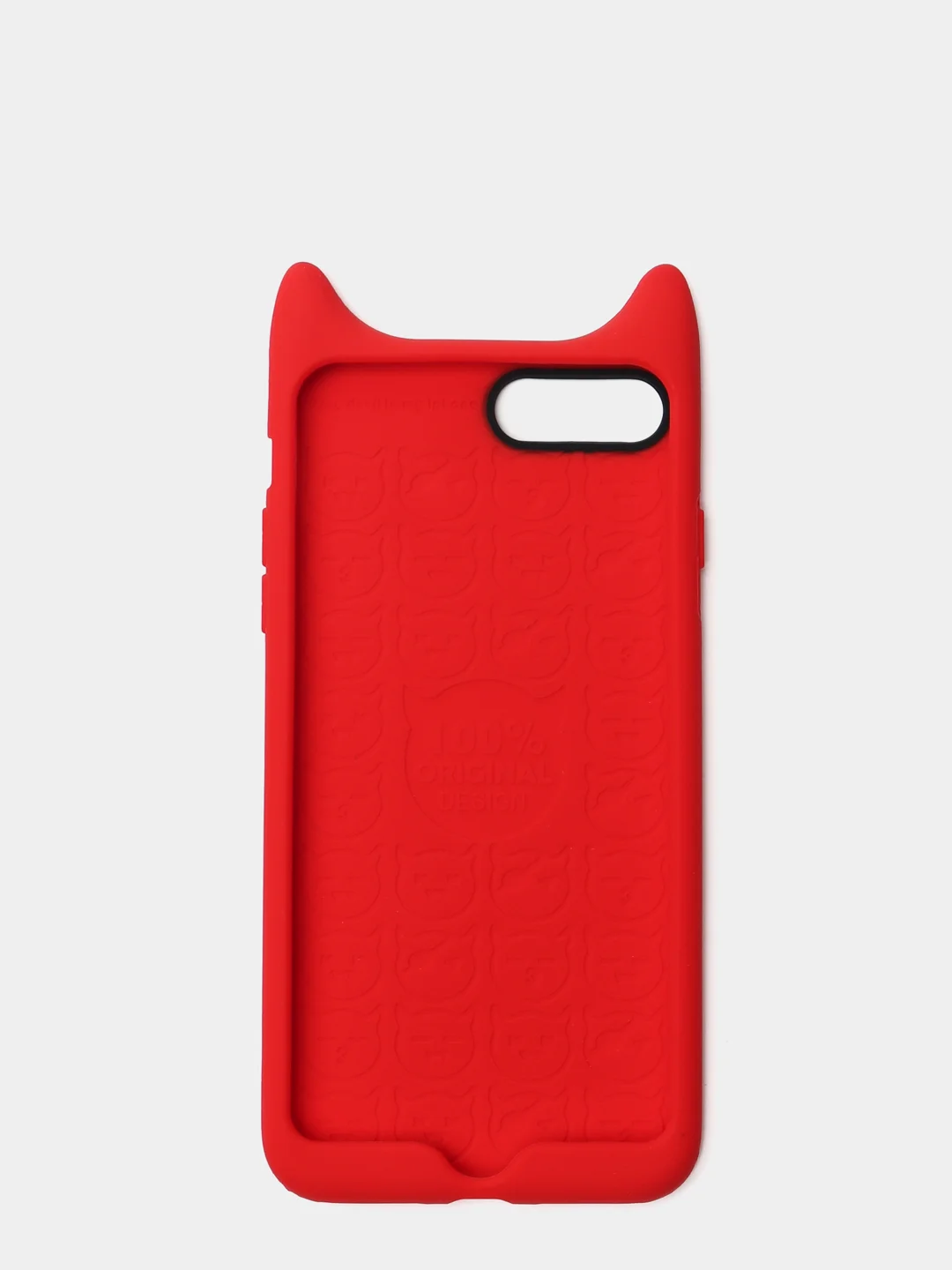 Красный чехол силиконовый Baseus Devil Baby iPhone 7 / 7 Plus / 8 / 8 Plus / SE 2020
