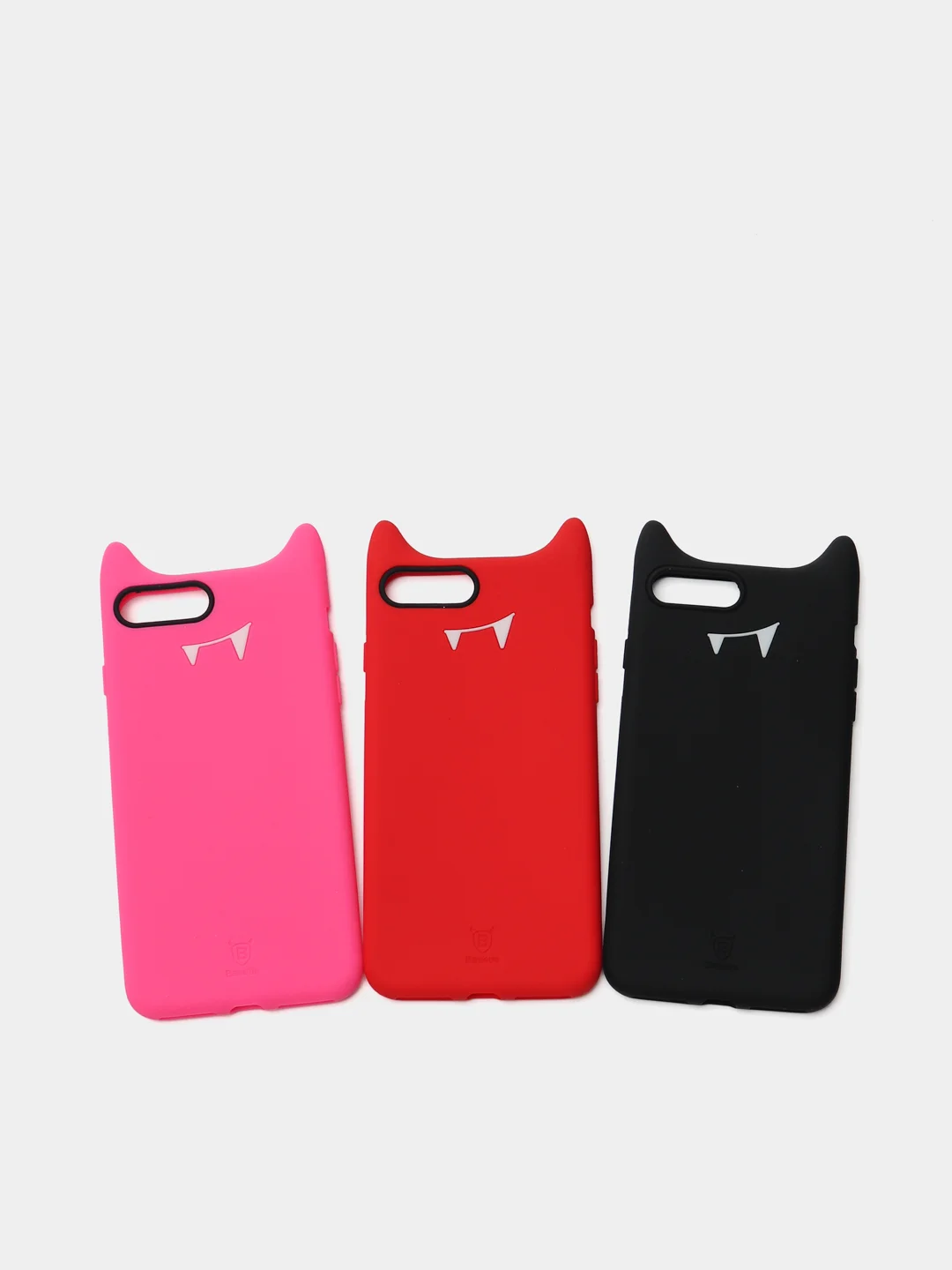 Красный чехол силиконовый Baseus Devil Baby iPhone 7 / 7 Plus / 8 / 8 Plus / SE 2020