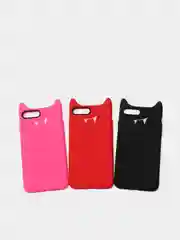Красный чехол силиконовый Baseus Devil Baby iPhone 7 / 7 Plus / 8 / 8 Plus / SE 2020