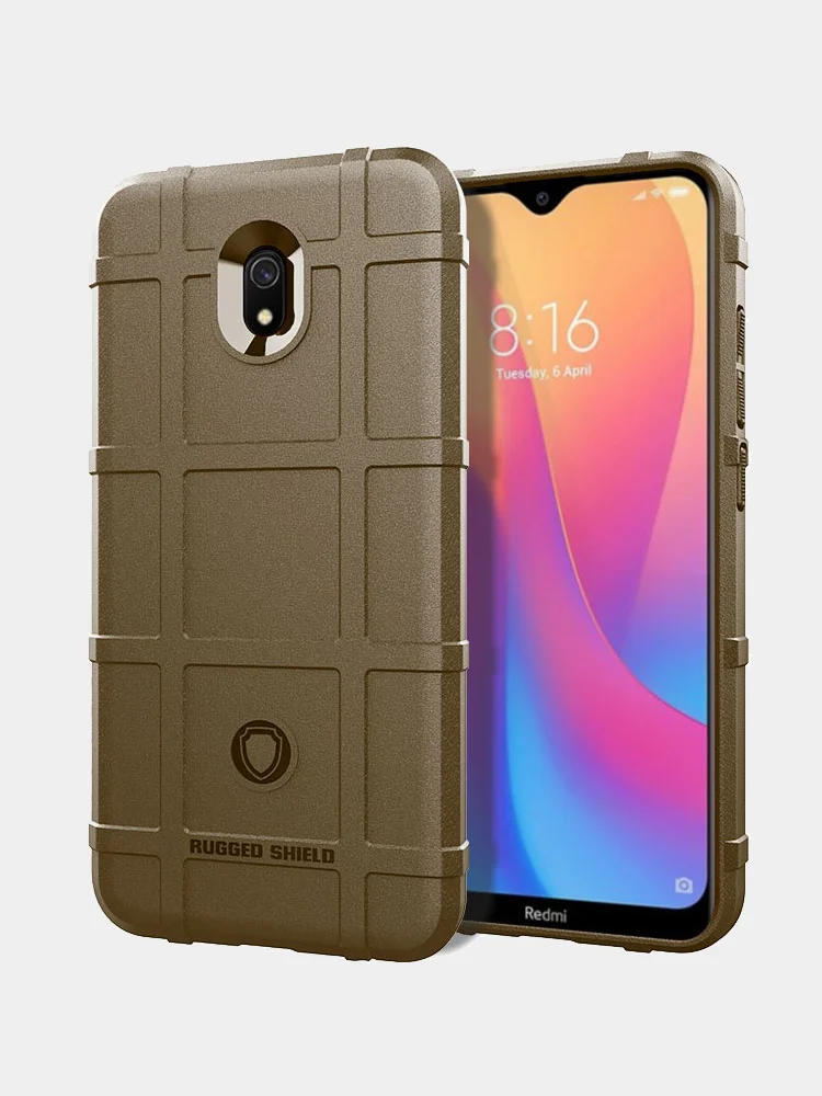 Хаки суперпрочный чехол Xiaomi Redmi 8A