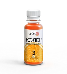Колер-паста АРТЭКО №3. Цвет: апельсин