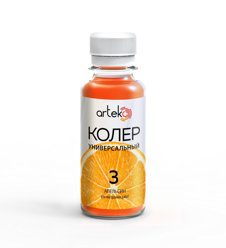Колер-паста АРТЭКО №3. Цвет: апельсин