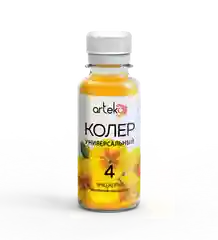 Колер-паста АРТЭКО №4. Цвет: ярко-желтый