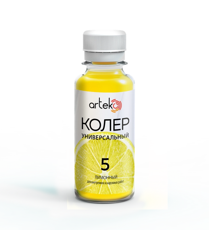 Колер-паста АРТЭКО №5. Цвет: лимонный