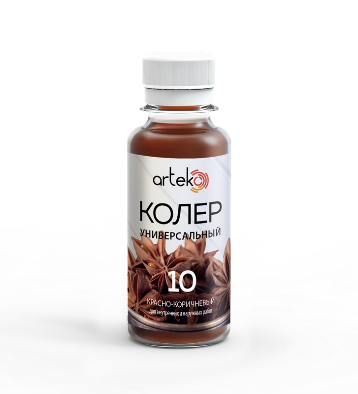 Колер-паста АРТЭКО №10. Цвет: красно-коричневый