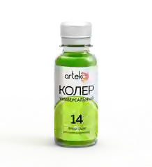 Колер-паста АРТЭКО №14. Цвет: яркий лайм