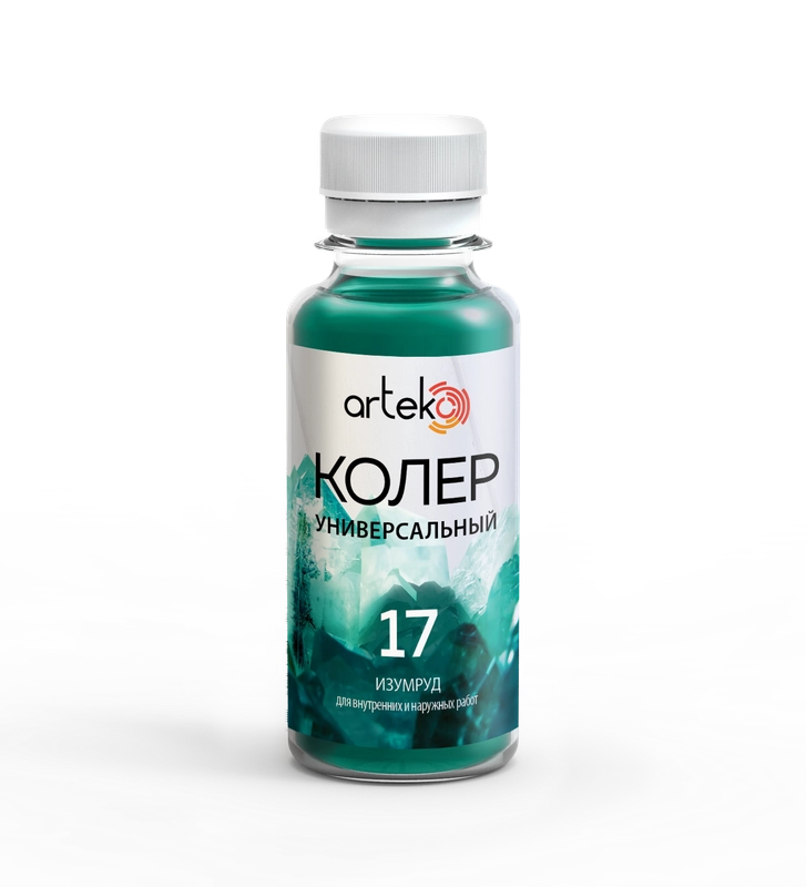 Колер-паста АРТЭКО №17. Цвет: изумруд