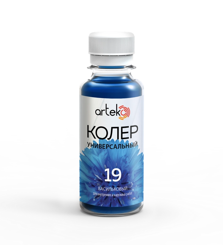 Колер-паста АРТЭКО №19. Цвет: васильковый
