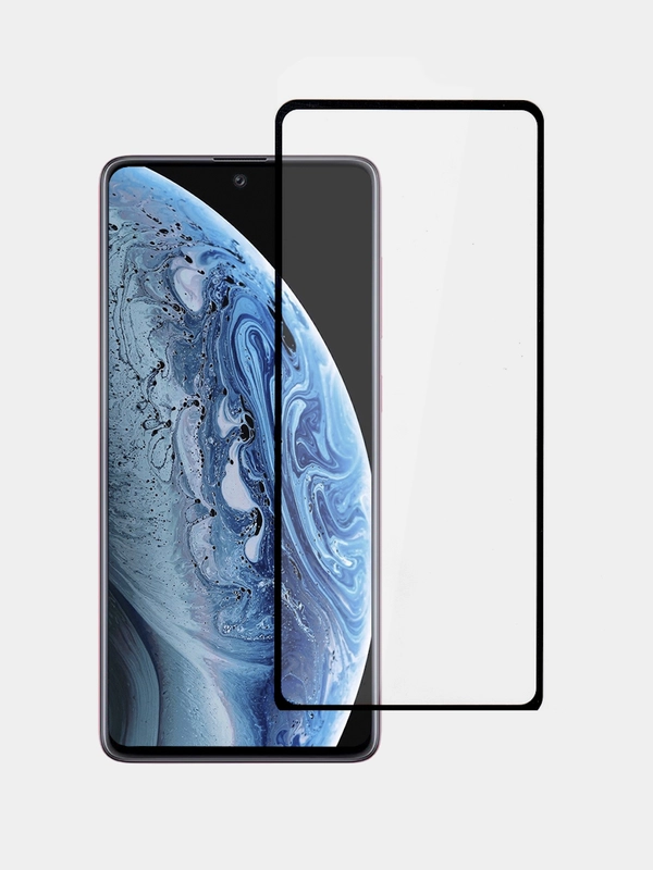 Защитное стекло с черной рамкой для Samsung Galaxy A52