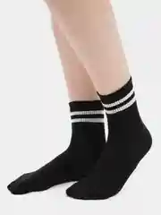 Черный носки унисекс, хлопковые