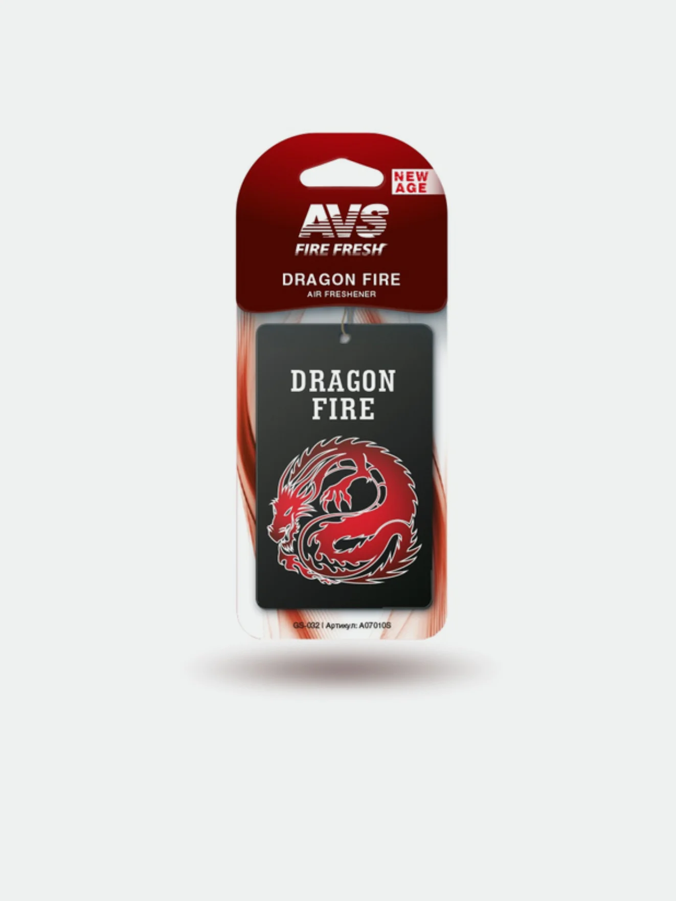 Ароматизатор New Age (аром. Dragon fire/Перец) (бумажные) AVS
