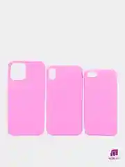 Розовый чехол iPhone 7/8 SE(2020), 7+/8+, XR, 11, 12 mini, 12/12 pro, 12 pro max, силиконовый