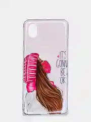 Индиго чехол Samsung Galaxy A01 Core, Самсунг Галакси А01 Кор с рисунком