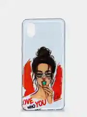 Лавандовый чехол Samsung Galaxy A01 Core, Самсунг Галакси А01 Кор с рисунком