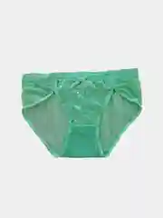 Бирюзовый трусы женские кружевные