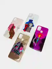 Белый чехол Samsung Galaxy M31, Самсунг Галакси М31 с рисунком
