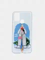 Прозрачный чехол Samsung Galaxy M31, Самсунг Галакси М31 с рисунком