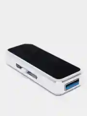 Красный флешка переходник 16,32,64 GB с выходами на USB и Type-C с безопасным хранением