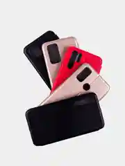 Черный чехол - книжка для Huawei Y5 2019/Y7 2019/P Smart/P30/P30 Pro/P40/P40 Lite, магнитный