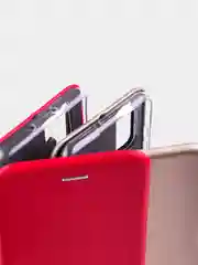 Черный чехол - книжка для Huawei Y5 2019/Y7 2019/P Smart/P30/P30 Pro/P40/P40 Lite, магнитный