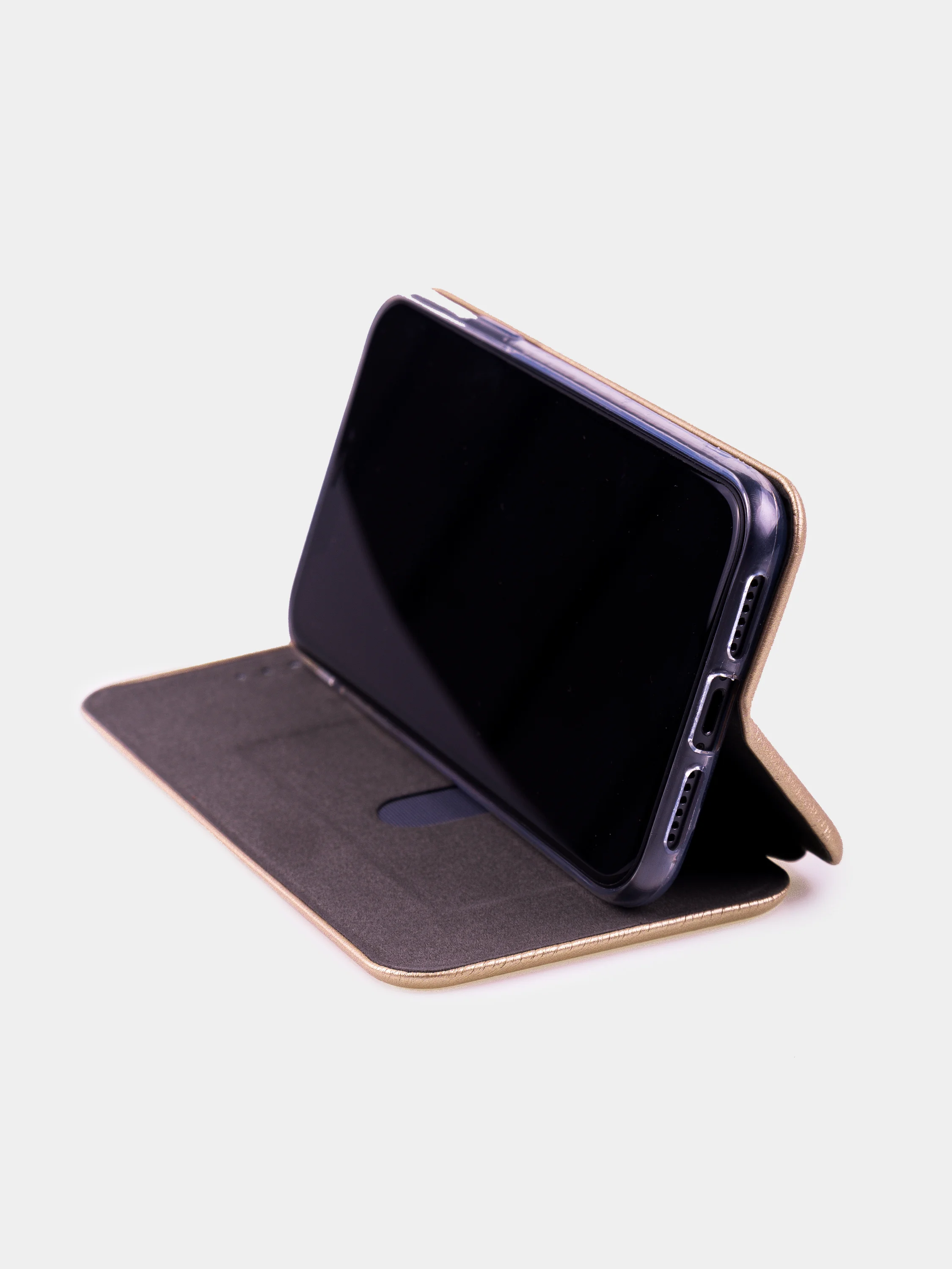 Черный чехол - книжка для Huawei Y5 2019/Y7 2019/P Smart/P30/P30 Pro/P40/P40 Lite, магнитный