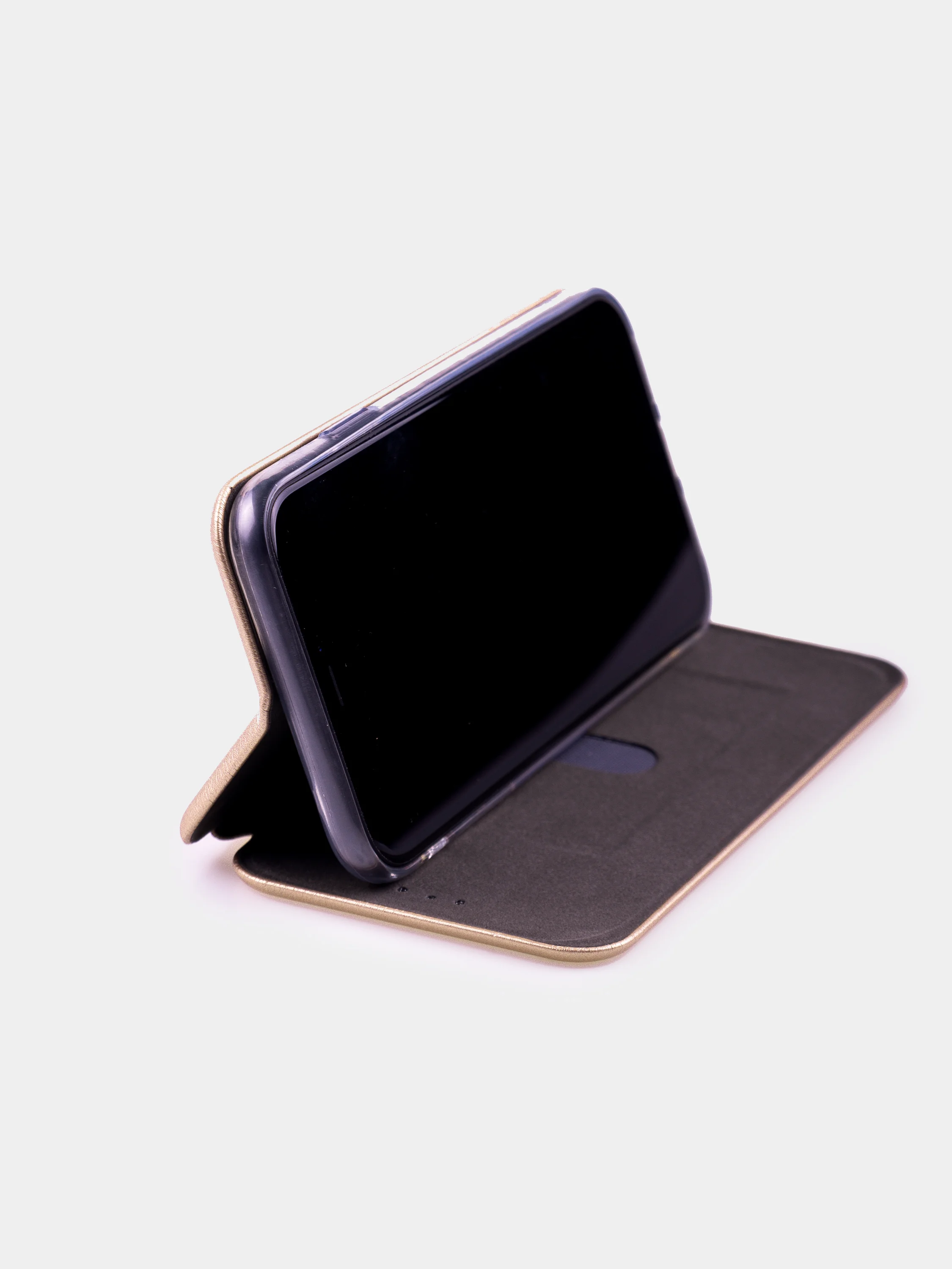 Черный чехол - книжка для Huawei Y5 2019/Y7 2019/P Smart/P30/P30 Pro/P40/P40 Lite, магнитный