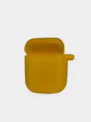 Желтый силиконовый чехол для наушников Apple Airpods 1,2