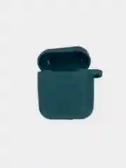 Зеленый силиконовый чехол для наушников Apple Airpods 1,2