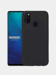 Чехол силиконовый для Samsung Galaxy матовый противоударный