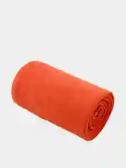Оранжевый флисовый спальный мешок