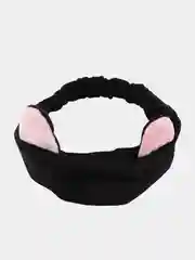 Черный повязка на голову кошачьи ушки, косметическая