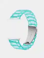 Голубой ремешок прозрачный для Apple Watch 1 2 3 4 5 6 SE