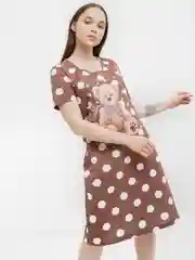 Платье с горохом, из чистого хлопка