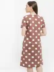 Платье с горохом, из чистого хлопка