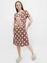 Платье с горохом, из чистого хлопка