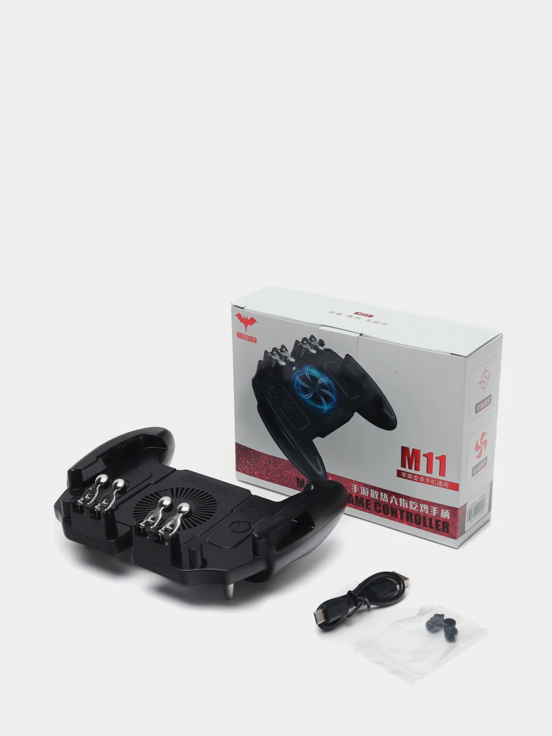 Геймпад джостик для смартфона M11 800 mAh (аккумулятор + вентилятор) Union PUBG Mobile