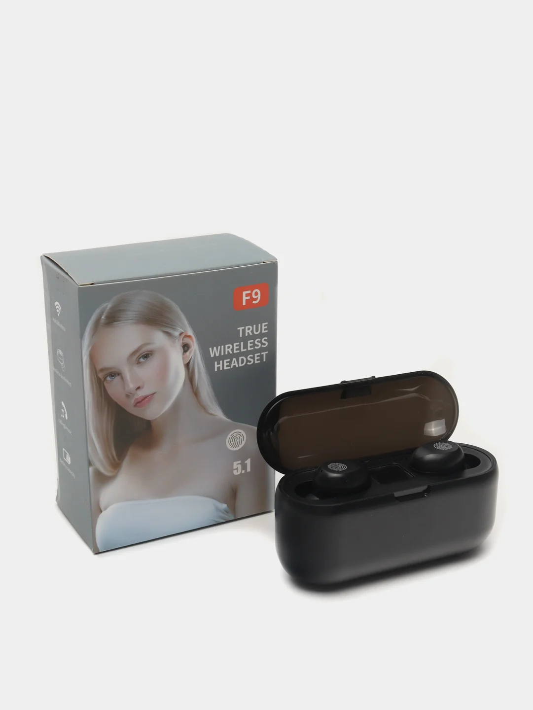 Беспроводные сенсорные наушники F9 Bluetooth 5.0