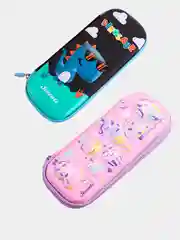 Розовый пенал школьный