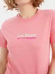 Футболка женская Lee SLIM LOGO TEE CHERRY BLOSSOM однотонная