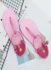 Розовый сланцы - сандалии женские